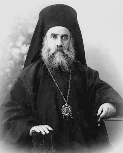 Saint Nectarios in episcopal dress