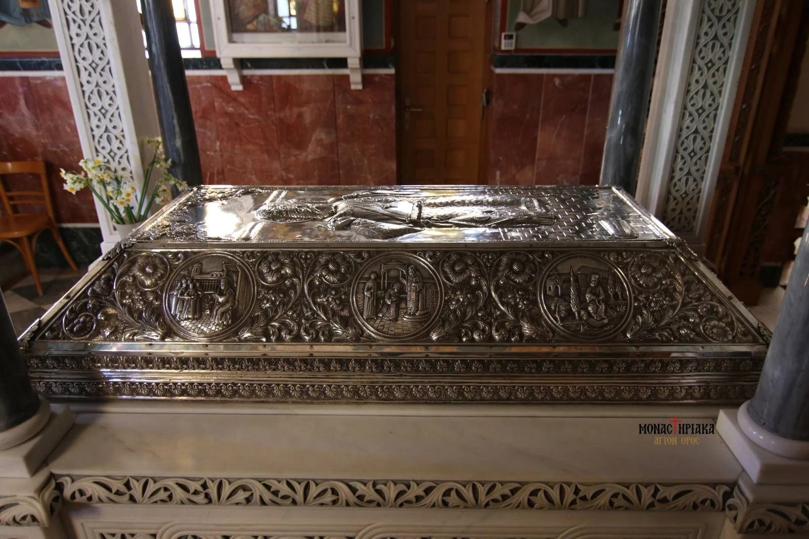 Reliquary associated with Saint Nectarios